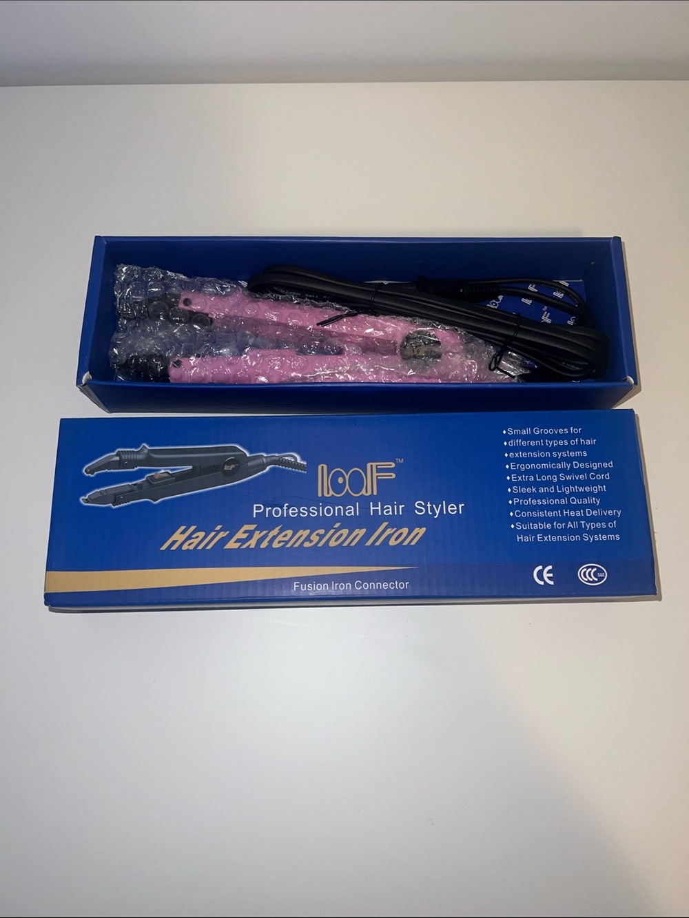 Professional Hair Extension Iron - Pink - Picture 2 of 4